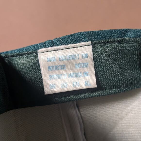 Vintage 80s Interstate Batteries Trucker Hat Foam Snapback Auto Parts Promo - Picture 3 of 6